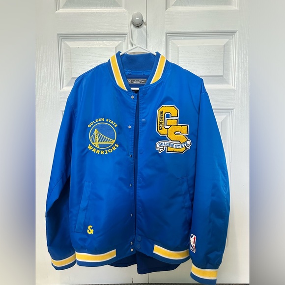 GOLDEN STATE WARRIORS NBA Varsity Jacket - Picture 1 of 6